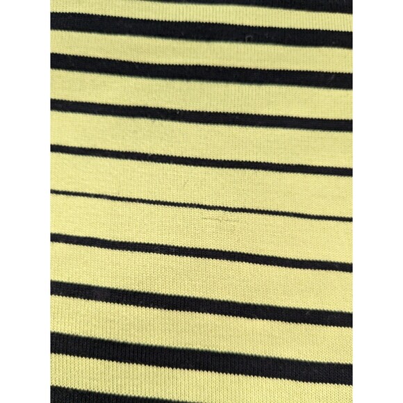 Carlisle Silk Blend Sweater Vtg Womens Sz M Vintage 80’s Lime Green Black Stripe - Picture 8 of 11